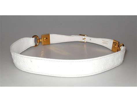 Hermès cintura Bianco Pelle ref.20881 